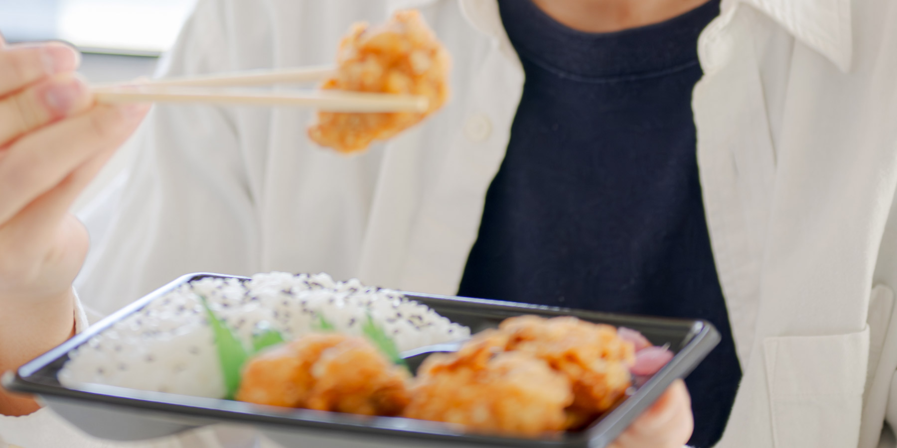 ボリュームを選べるごはん