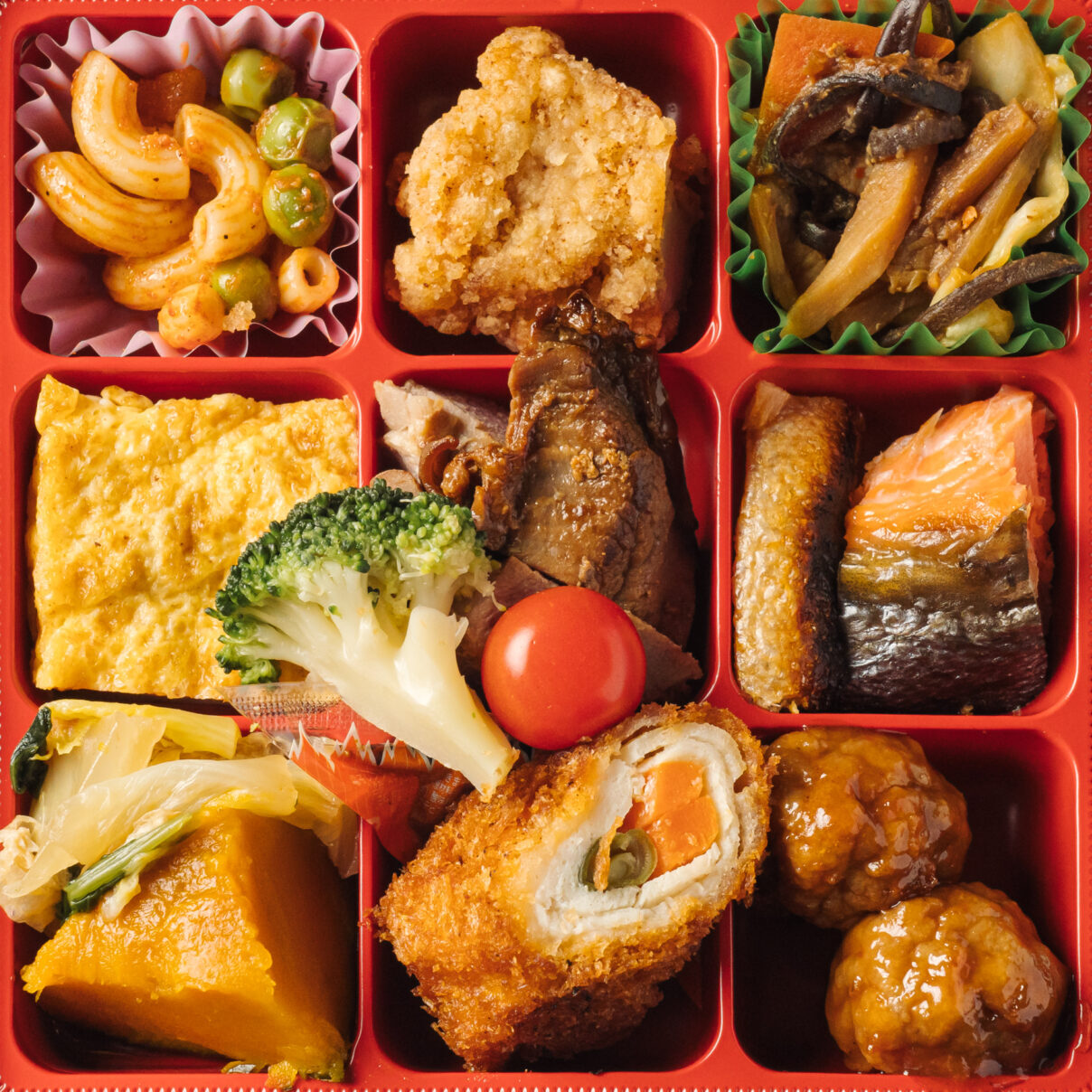 今週の定番弁当の 「九品目」